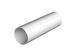 ТН ОПТИМА 120/80 мм, водосточная труба пластиковая (3 м), белый, шт.